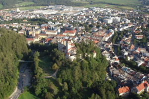 Bruneck in Südtirol im Pustertal