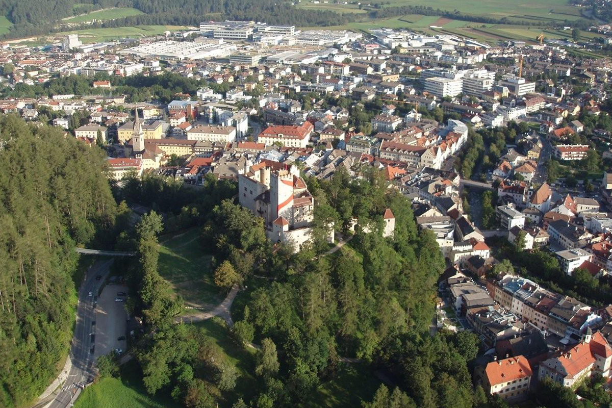 Bruneck in Südtirol im Pustertal