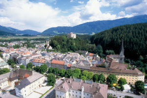 Bruneck in Südtirol im Pustertal